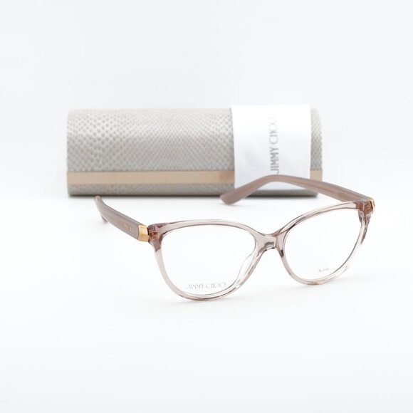 Jimmy Choo JC226 0FWM 00 Cat Eye 53mm Eyeglasses - Nude - Picture 1 of 11